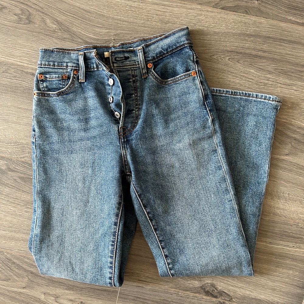 Levi's Blue Straight Leg Women's Jeans